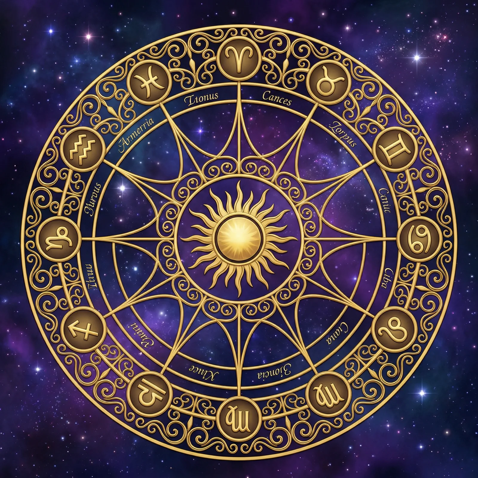 十二宫彩运指数轮盘 - 星象彩运占星馆 - 加拿大预测